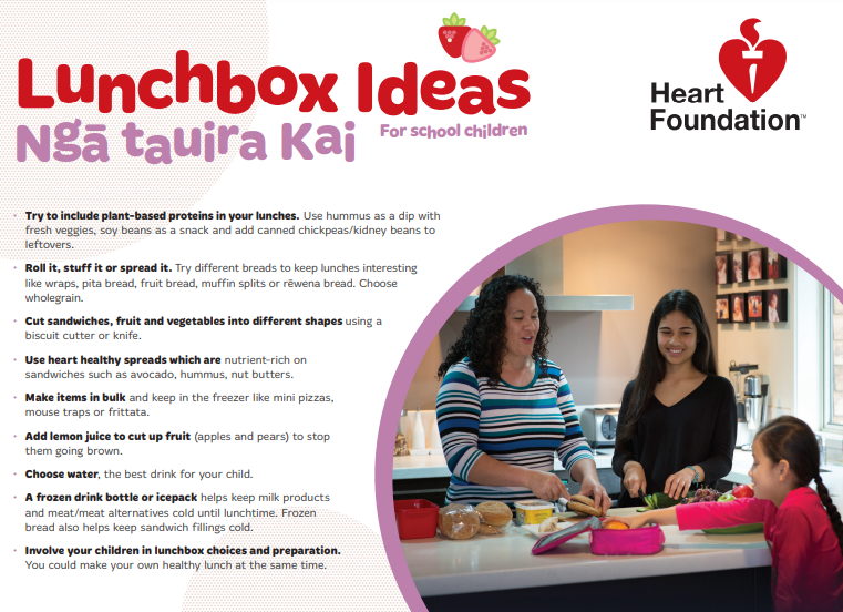 lunchbox ideas brochure