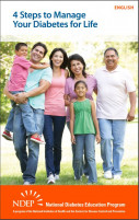 4 Steps to manage your diabetes for life booklet from NDEP