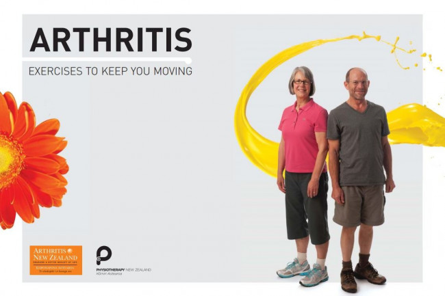 image of booklet about exercise to keep you moving with arthritis