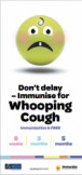 Don't delay – immunise now for whooping cough