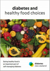Booklet diabetes and healthy food choices from Diabetes NZ