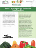 Fitting more fruit and vegse into your diet
