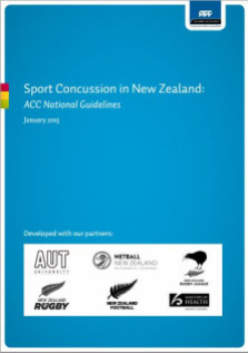 ACC National Guidelines for sport concussion in NZ