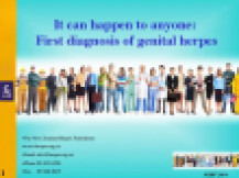 It can happen to anyone – first diagnosis of genital herpes