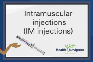 Intramuscular injections (IM injections)