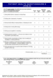 Patient health questionnaire (PHQ-9)