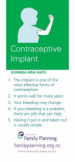Contraceptive implant
