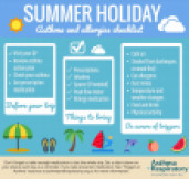 Summer holiday asthma and allergies checklist