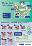 Check skin infections – washing and drying hands