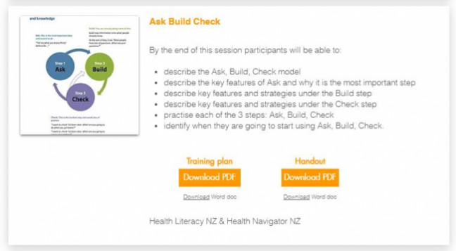 Ask Build Check training module image