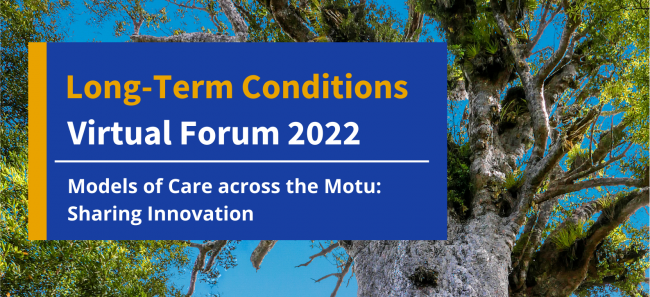 Long-Term Conditions Forum 2022 banner image