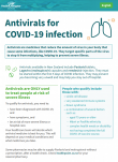 Antivirals COVID-19 medication factsheet