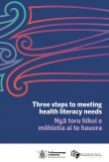 Three steps to meeting health literacy needs