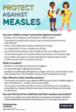 Protect against measles under 5 years old