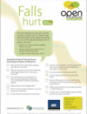 Falls hurt – Patient information sheet