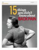 15 things you didn't know about back pain