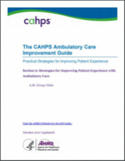 CAHPS - Practical strategies for improving patient experience