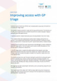Case study – improving access with GP triage