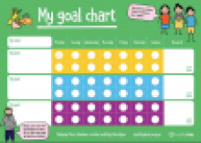 Healthy kids – my goal chart