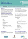 Leptospirosis information sheet