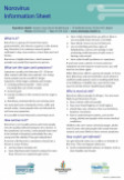 Norovirus information sheet